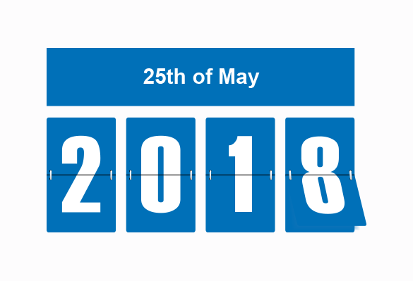 GDPR 25th of May 2018