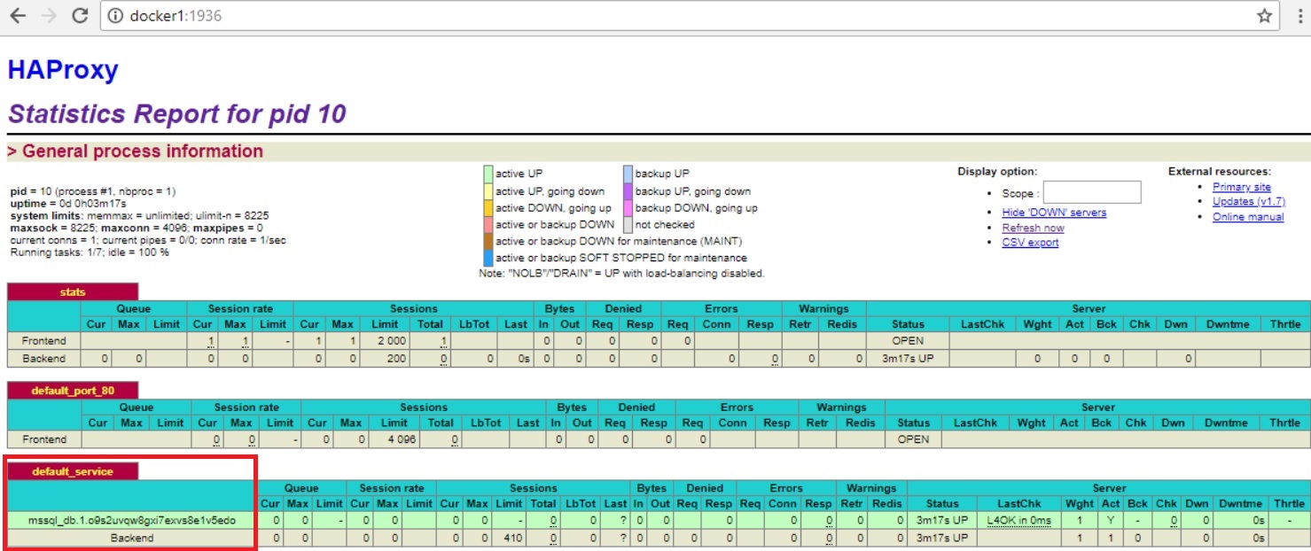 blog 132 - 1 - docker swarm HA proxy stats