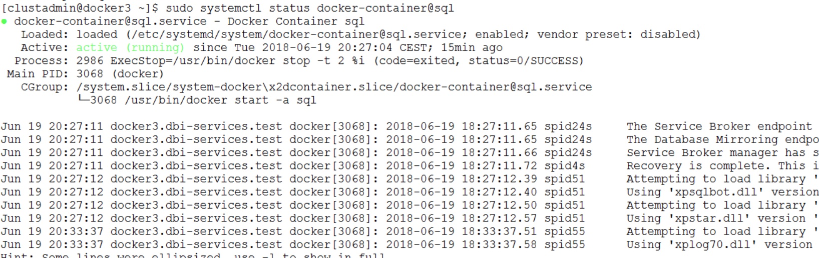 blog 139 - 1 - systemctl status docker container