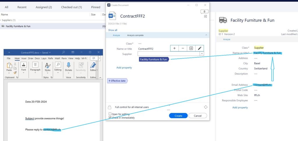 Advanced M-Files Matcher