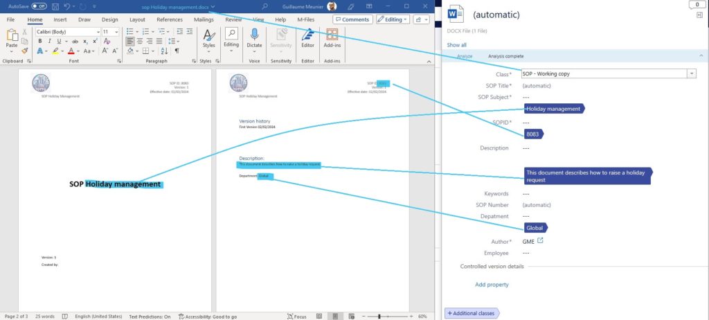 M-Files Text Analytics