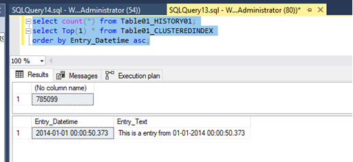 Image: Verify table content