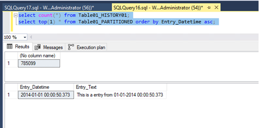  verify table content