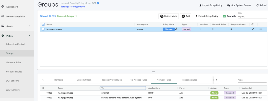 Network connection assessment