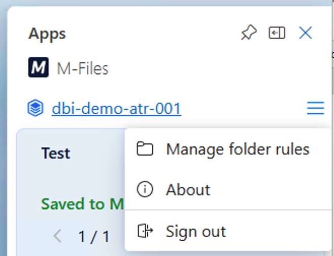 M-Fikles Outlook add-in rule