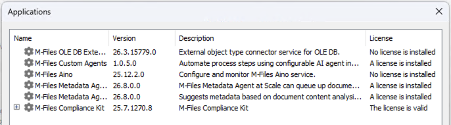 Current version of CK 25.7.12.8
Application installation window.